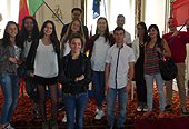 Alunos da Martins Sarmento representaram a cidade de Guimar�es em Tourcoing � Fran�a, no �mbito do Projeto 'Parlamento Jovem Europeu (PJE)'