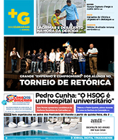 Participa��o da ESMS no Torneio de Ret�rica em destaque no jornal Mais Guimar�es