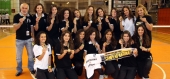 Equipa de iniciadas de voleibol do VSC, treinada por Alberta Murta, � campe� nacional