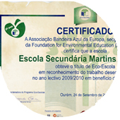 Escola Secund�ria Martins Sarmento conquista de novo Galard�o Eco-Escola